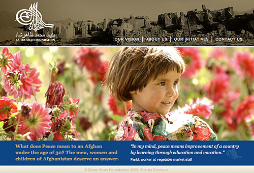 Zaher Shah Foundation website